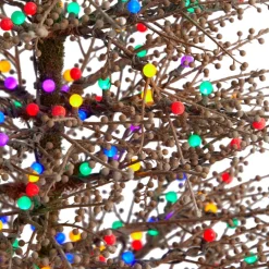 Nearly Natural 6' Frosted Berry Twig Christmas Tree With 350 Lights Best