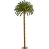Nearly Natural 5 Ft. Christmas Palm Artificial Tree With 150 Warm White Led Lights