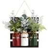 Nearly Natural 17" Holiday Assorted Christmas Mason Jar Outlet