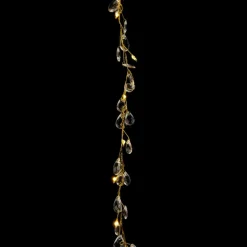 august & leo As Is Handmade Crystal Beaded Multifunction Led Garland 2-Pack New