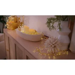 august & leo Handmade Crystal Beaded Multifunction Led Garland 2-Pack Clearance