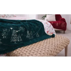 august & leo Oversized Faux Fur Angelic Winter Throw Hot