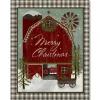 Courtside Market Barn Christmas Farm Canvas Wall Art Sale