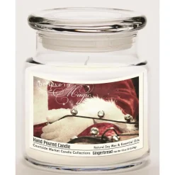 Courtside Market Candle With Essential Oils & Lid - Santa Wonderland