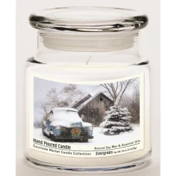 Courtside Market Candle W/ Essential Oils + Lid-Christmas On The Farm