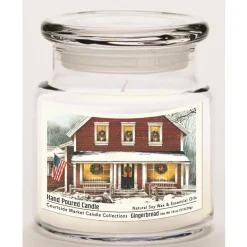 Courtside Market Candle W/ Essential Oils + Lid - Christmas Farmhouse