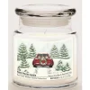 Courtside Market Candle W/ Essential Oils + Lid-Tree Farm Tradition Ii New