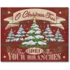 Courtside Market Canvas Wall Art - O Christmas Tree, 16" X 20" Discount