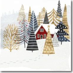 Courtside Market Christmas Chalet I Canvas Wall Art Online