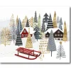 Courtside Market Christmas Woodland Iv Canvas Wall Art Hot