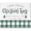 Courtside Market Farm Fresh Christmas Trees Canvas Wall Art Outlet