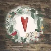 Courtside Market Holiday Love 14X14 Wood Art Sale