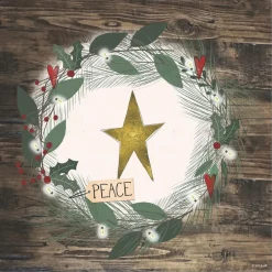 Courtside Market Holiday Magic 14X14 Wood Art Best