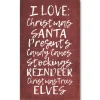 Courtside Market I Love Santa Canvas Wall Art Best