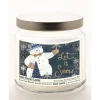 Courtside Market Let It Snow Infused Soy Candle In Glass Jar With Lid Hot