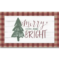 Courtside Market Merry And Bright Canvas Wall Art