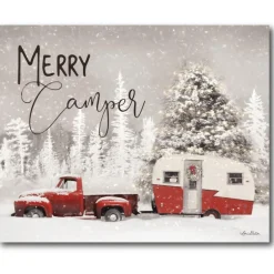 Courtside Market Merry Camper Canvas Wall Art Hot