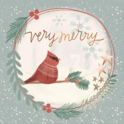 Courtside Market Merry Merry 14X14 Wood Art Sale