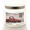 Courtside Market Red Pick-Up Truck With Wreath Wax Infused Candle Online