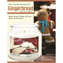 Courtside Market Santa Winter Wonderland Infused Wax Candle With Lid Outlet