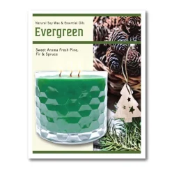 Courtside Market Season's Greetings Artboard & 13.5 Oz. 3-Wick Candle