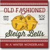 Courtside Market Sleigh Bells Canvas Wall Art New