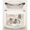 Courtside Market Soy Candle W/ Essential Oils + Lid - Merry Christmas