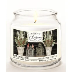 Courtside Market Soy Candle W/ Essential Oils + Lid - Merry Cardinals Outlet