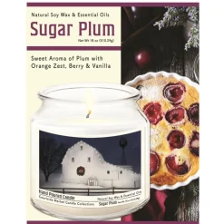 Courtside Market Soy Candle With Essential Oils + Lid- Christmas Night Outlet