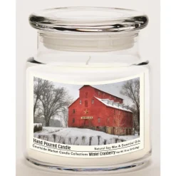 Courtside Market Soy Candle W/ Essential Oils + Lid - Snow At The Farm Discount