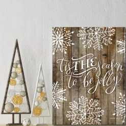 Courtside Market 'Tis The Season 10.5" X 14" Wood Art Hot