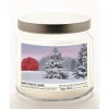 Courtside Market Tree Farm Wax Candle In Glass Jar With Silver Lid Clearance