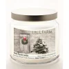 Courtside Market Tree Farm Infused Candle In Glass Jar W/ Silver Lid Outlet