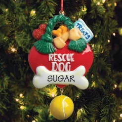 CPS Rescue Dog Personalized Ornament Online