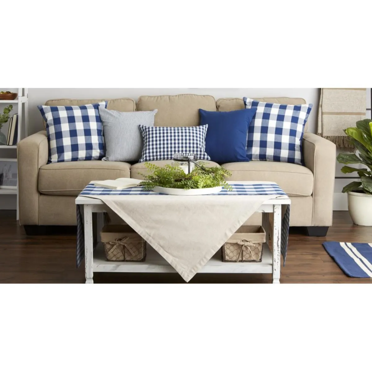 Design Imports Assorted Pillow Covers 12" X 20" Set Of 4