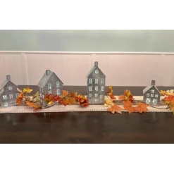 Emryn House 5Pc Farmhouse Village Set With String Lights Online