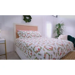 Emryn House 4-Piece Cotton Holiday Sheet Set Hot