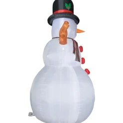 Fraser Hill Farm 20' Jolly Snowman Inflatable W Rgb Lights And Bag Hot