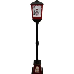 Fraser Hill Farm 53" Musical Street Lamp W/ Flying Santa Online