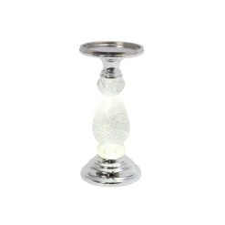 Gerson 10.25" Battery-Operated Water Globe Candle Holder