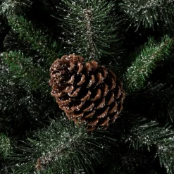 Glitzhome 4 Ft. Flockedchristmastree With Pinecone And Berries Online