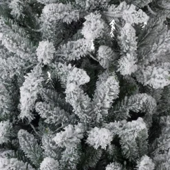 Glitzhome 9 Ft. Preloaded Led Pencil Fir Artificial Christmas Tree New