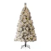 Glitzhome 6 Ft. Preloaded Led Pencil Pine Artificial Christmas Tree Clearance