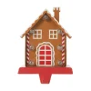 Glitzhome 6.75" H Marquee Led Metal Gingerbread House Stocking Holder Outlet