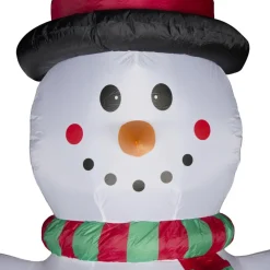 Glitzhome 12' Lighted Inflatable Snowman With Welcome Decor Online