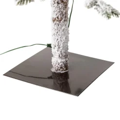 Glitzhome 7Ft. Deluxe Pre-Lit Pine Artificial Christmas Tree W/ Lights Best