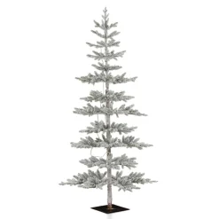 Glitzhome 7Ft. Deluxe Pre-Lit Pine Artificial Christmas Tree W/ Lights Best
