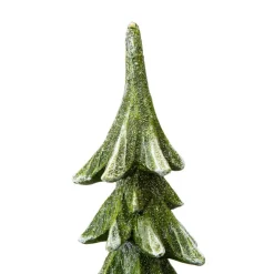 Glitzhome 14.75In H Resin Christmas Table Tree Decor New
