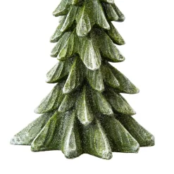 Glitzhome 14.75In H Resin Christmas Table Tree Decor New