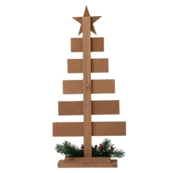 Glitzhome 20In H Wooden Sign Table Tree Decor